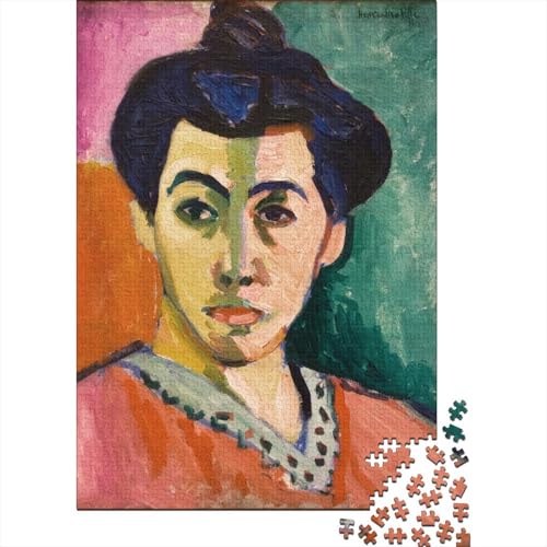 Henri Matisse Ölmalerei Puzzle 1000 Teile Erwachsene, Lustige Museums Puzzles Geschenk-Idee Für Geburtstag, Weihnachten, Halloween Und Valentinstag von XCOFG