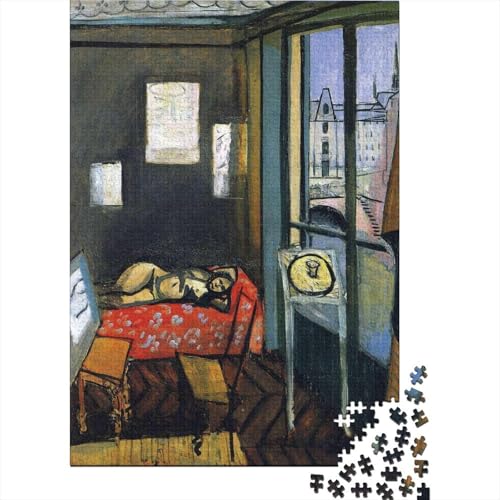Henri Matisse Puzzle, Kunst Holzpuzzle, Ölmalerei Puzzles 1000 Teile, Museums Puzzlespiel, Gehirntraining Spielzeug Für Kinder, Impossible Puzzles von XCOFG