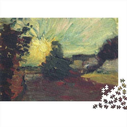Henri Matisse Puzzle, Ölmalerei Holzpuzzle, Kunst Puzzles 1000 Teile, Museums Puzzlespiel, Gehirntraining Spielzeug Für Kinder, Impossible Puzzles von XCOFG