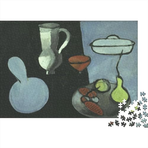Henri Matisse Puzzle, Ölmalerei Holzpuzzle, Museums Puzzles 1000 Teile, Kunst Puzzlespiel, Gehirntraining Spielzeug Für Kinder, Impossible Puzzles von XCOFG