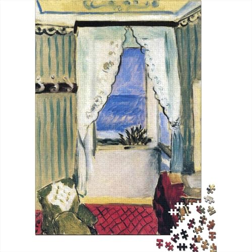 Henri Matisse Puzzle Spiel 1000 Teile Museums Puzzlespiel Für Erwachsene, Kunst Impossible Puzzles, Ölmalerei Holzpuzzle, Puzzler 1000 Pcs von XCOFG