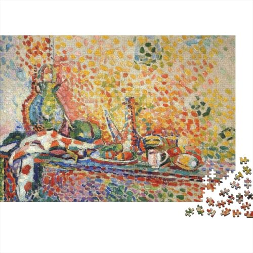 Henri Matisse Puzzles 1000 Teile Für Erwachsene, Weltberühmte Gemälde Impossible Puzzle, Farbenfrohes Legespiel Museums Puzzlespiel, Geschicklichkeitsspiel Für Die Ganze Familie Henri Matisse Puzzles 1000 Teile Für Erwachsene, Weltberühmte Gemälde Impossible Puzzle, Farbenfrohes Legespiel Museums Puzzlespiel, Geschicklichkeitsspiel Für Die Ganze Familie von XCOFG