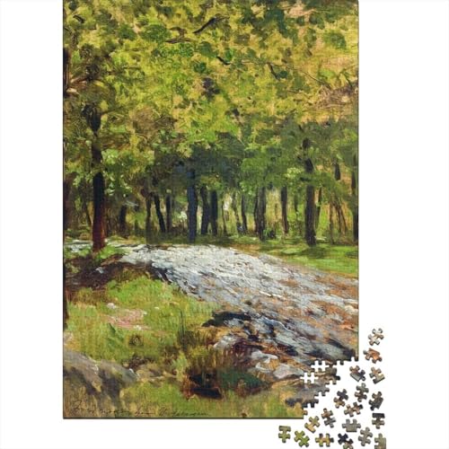 Isaac Levitan Holz Puzzle 1000 Tabletten, Dekomprimierung Lernspielzeug Weltberühmte Gemälde Puzzles, Exquisite Kunst Puzzlespiel, Jungen Und Mädchen Museums Puzzles von XCOFG