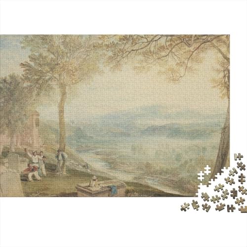 J.M.W. Turner Kunst Puzzle 1000 Teile Erwachsene, Lustige Ölmalerei Puzzles Geschenk-Idee Für Geburtstag, Weihnachten, Halloween Und Valentinstag J.M.W. Turner Kunst Puzzle 1000 Teile Erwachsene, Lustige Ölmalerei Puzzles Geschenk-Idee Für Geburtstag, Weihnachten, Halloween Und Valentinstag von XCOFG
