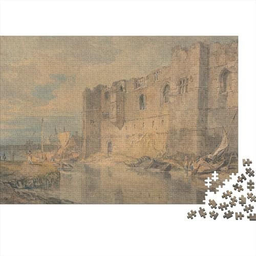 J.M.W. Turner Puzzle 1000 Teile, Weltberühmte Gemälde Puzzles Für Erwachsene, Lustige Kunst Puzzlespiel Anspruchsvoll, Ölmalerei Impossible Puzzles, Ideal Als Wandbild von XCOFG