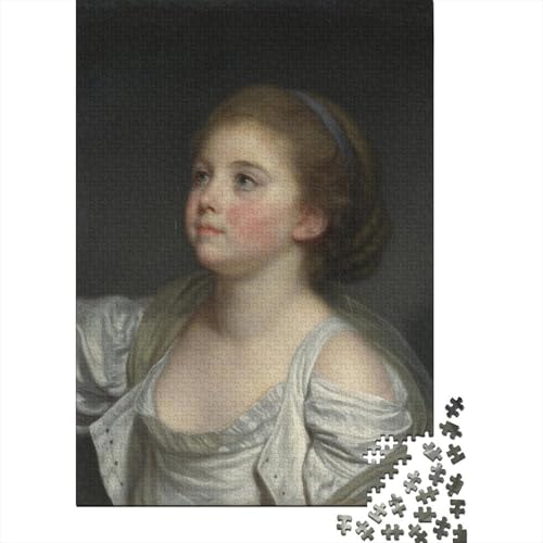 Jean-Baptiste Greuze Ölmalerei Holz-Puzzle Für Erwachsene 1000 Teile, Hölzernes Kunst Puzzle, Museums Puzzles, Lernspiele, Tolles Geschenk, Wohnkultur 1000 Pcs von XCOFG