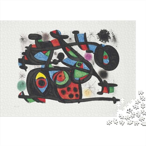 Joan Miró Holz Puzzle 1000 Teile Für Erwachsene, Museums Impossible Puzzles, Farbenfrohes Legespiel, Geschicklichkeitsspiel Für Die Ganze Familie, Kunst Puzzle Joan Miró Holz Puzzle 1000 Teile Für Erwachsene, Museums Impossible Puzzles, Farbenfrohes Legespiel, Geschicklichkeitsspiel Für Die Ganze Familie, Kunst Puzzle von XCOFG