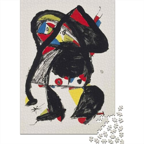 Joan Miró Kunst Puzzle 1000 Teile Erwachsene, Lustige Museums Puzzles Geschenk-Idee Für Geburtstag, Weihnachten, Halloween Und Valentinstag von XCOFG