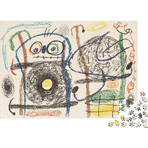 Joan Miró Museums Holz Puzzle Impossible Puzzle 1000 Teile Puzzles Für Erwachsene Klassische Puzzlespiel Schwer Pädagogisches Spielzeug Kunst Puzzel Joan Miró Museums Holz Puzzle Impossible Puzzle 1000 Teile Puzzles Für Erwachsene Klassische Puzzlespiel Schwer Pädagogisches Spielzeug Kunst Puzzel von XCOFG