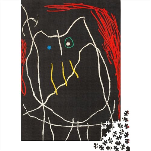Joan Miró Museums Puzzle 1000 Teile Erwachsene, Lustige Kunst Puzzles Geschenk-Idee Für Geburtstag, Weihnachten, Halloween Und Valentinstag von XCOFG