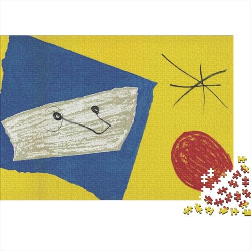 Joan Miró Puzzle 1000 Teile Kunst Puzzles Für Erwachsene Klassische Puzzles Weltberühmte Gemälde Puzzlespiel Schwer Pädagogisches Spielzeug 1000 Pcs von XCOFG
