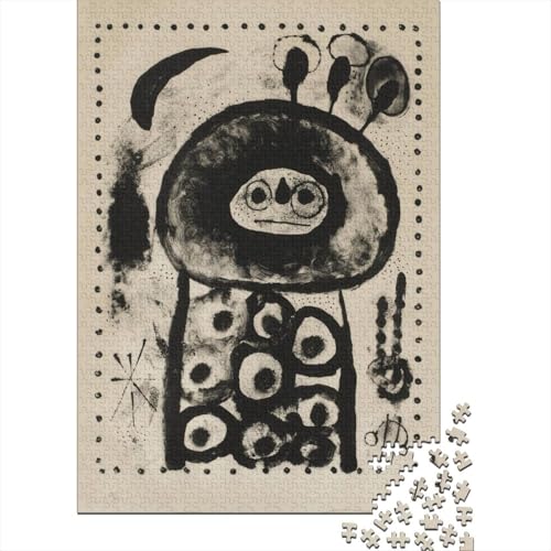 Joan Miró Puzzles 1000 Teile Für Erwachsene, Weltberühmte Gemälde Impossible Puzzle, Farbenfrohes Legespiel Kunst Puzzlespiel, Geschicklichkeitsspiel Für Die Ganze Familie Joan Miró Puzzles 1000 Teile Für Erwachsene, Weltberühmte Gemälde Impossible Puzzle, Farbenfrohes Legespiel Kunst Puzzlespiel, Geschicklichkeitsspiel Für Die Ganze Familie von XCOFG