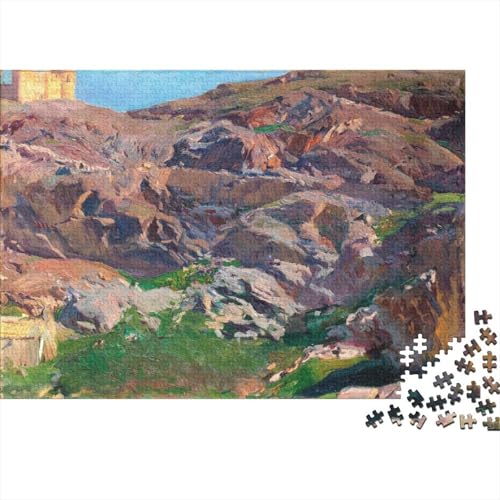 Joaquín Sorolla Y Bastida Holz Puzzle 1000 Teile, Kunst Puzzles, Lernspiel Herausforderung Spielzeug Museums Puzzle, Übung Für Den Geist, Weltberühmte Gemälde Puzzlespiel 1000 Pcs von XCOFG