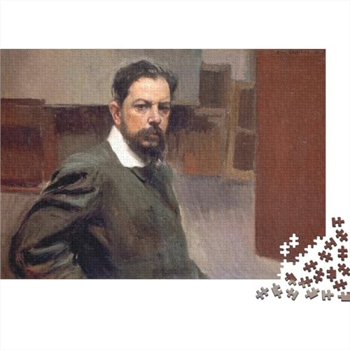Joaquín Sorolla Y Bastida Holz Puzzle 1000 Teile Für Erwachsene, Weltberühmte Gemälde Impossible Puzzles, Farbenfrohes Legespiel, Geschicklichkeitsspiel Für Die Ganze Familie, Kunst Puzzle von XCOFG