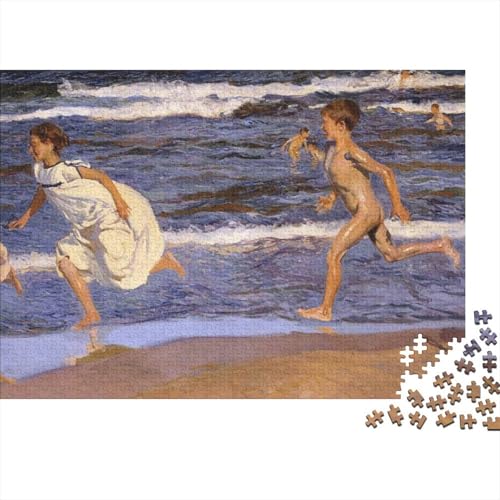 Joaquín Sorolla Y Bastida Holz Weltberühmte Gemälde Puzzle, 1000-Teilige Ölmalerei Puzzles, Geschicklichkeitsspiel, Für Erwachsene Kunst Puzzlespiel Piele Spielzeug Geschenk von XCOFG