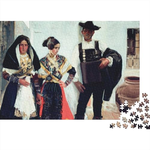 Joaquín Sorolla Y Bastida Puzzle 1000 Teile Kunst Puzzles Für Erwachsene Klassische Puzzles Museums Puzzlespiel Schwer Pädagogisches Spielzeug 1000 Pcs von XCOFG