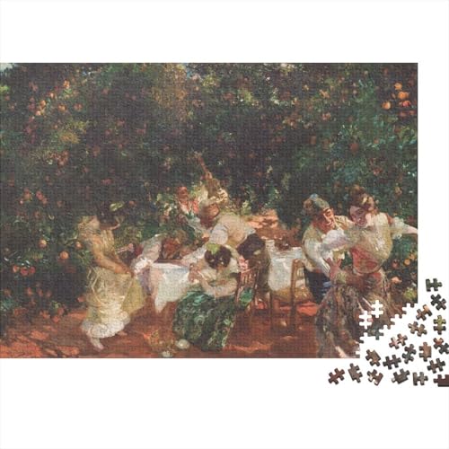 Joaquín Sorolla Y Bastida Puzzle Spiel 1000 Teile Museums Puzzlespiel Für Erwachsene, Kunst Impossible Puzzles, Ölmalerei Holzpuzzle, Puzzler 1000 Pcs von XCOFG