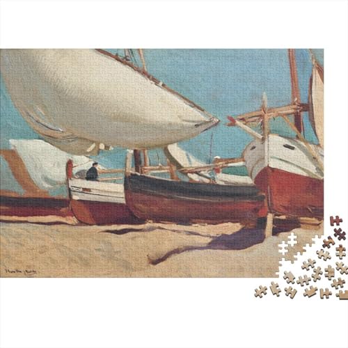 Joaquín Sorolla Y Bastida Weltberühmte Gemälde Puzzle Spielzeug, Kunst Puzzles, Familienspiele Teenager Erwachsene, Geschenk-Idee, Lustige Puzzle, Museums Puzzlespiel 1000 Teile von XCOFG