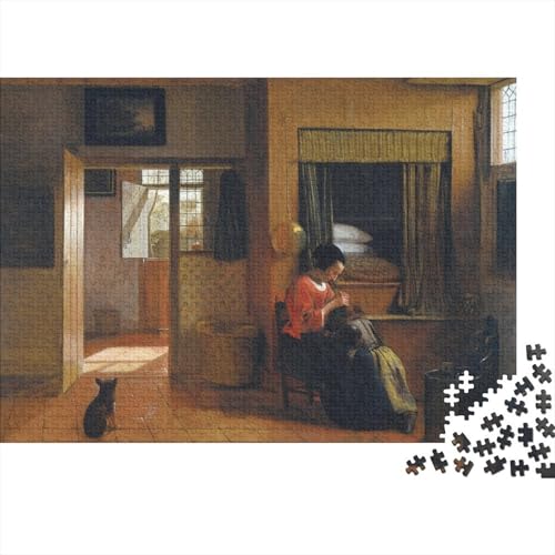 Johannes Vermeer Holz Museums Puzzle, 1000-Teilige Kunst Puzzles, Geschicklichkeitsspiel, Für Erwachsene Ölmalerei Puzzlespiel Piele Spielzeug Geschenk Johannes Vermeer Holz Museums Puzzle, 1000-Teilige Kunst Puzzles, Geschicklichkeitsspiel, Für Erwachsene Ölmalerei Puzzlespiel Piele Spielzeug Geschenk von XCOFG