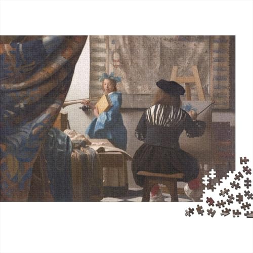 Johannes Vermeer Puzzle Spiel 1000 Teile Kunst Puzzlespiel Für Erwachsene, Ölmalerei Impossible Puzzles, Museums Holzpuzzle, Puzzler 1000 Pcs Johannes Vermeer Puzzle Spiel 1000 Teile Kunst Puzzlespiel Für Erwachsene, Ölmalerei Impossible Puzzles, Museums Holzpuzzle, Puzzler 1000 Pcs von XCOFG