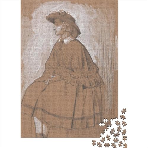 John Everett Millais Puzzles 1000 Teile Für Erwachsene, Ölmalerei Impossible Puzzle, Farbenfrohes Legespiel Kunst Puzzlespiel, Geschicklichkeitsspiel Für Die Ganze Familie von XCOFG
