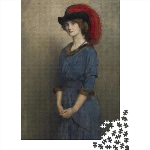 John Maler Collier Puzzle Spiel 1000 Teile Weltberühmte Gemälde Puzzlespiel Für Erwachsene, Kunst Impossible Puzzles, Museums Holzpuzzle, Puzzler 1000 Pcs von XCOFG