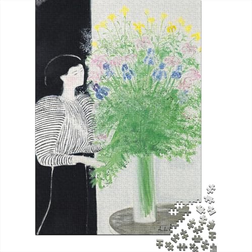 Kunst André Brasilier Puzzles Für Erwachsene, Übung Für Den Geist, Geschenk-Idee, Nachhaltiges Museums Puzzle Tolles Geschenk Familientreffen Spiele 1000 Teile von XCOFG