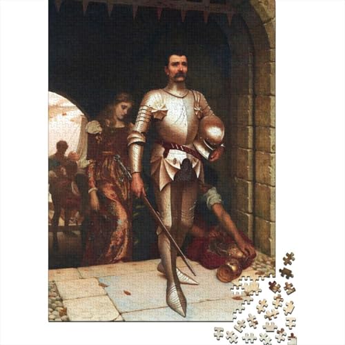 Kunst Edmund Blair Leighton Puzzle 1000 Teile, Museums Puzzles Für Erwachsene, Geschicklichkeitsspiel Für Die Ganze Familie, Übung Für Den Geist, Ideal Als Wandbild von XCOFG