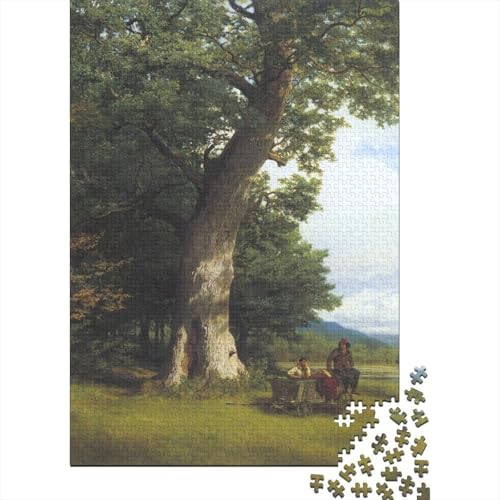 Kunst Hans Gude Puzzle 1000 Teile, Museums Puzzles Für Erwachsene, Geschicklichkeitsspiel Für Die Ganze Familie, Übung Für Den Geist, Ideal Als Wandbild von XCOFG