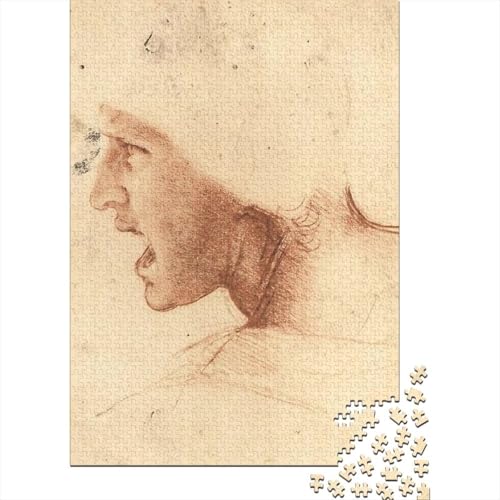 Leonardo Da Vinci Druckgrafik Puzzle 1000 Teile Erwachsene, Lustige Kunst Puzzles Geschenk-Idee Für Geburtstag, Weihnachten, Halloween Und Valentinstag Leonardo Da Vinci Druckgrafik Puzzle 1000 Teile Erwachsene, Lustige Kunst Puzzles Geschenk-Idee Für Geburtstag, Weihnachten, Halloween Und Valentinstag von XCOFG