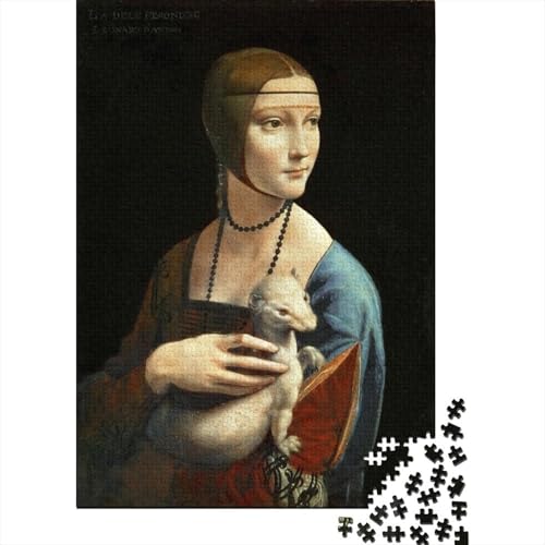 Leonardo Da Vinci Holz Kunst Puzzle, 1000-Teilige Museums Puzzles, Geschicklichkeitsspiel, Für Erwachsene Ölmalerei Puzzlespiel Piele Spielzeug Geschenk von XCOFG