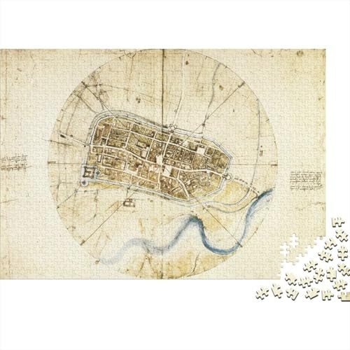 Leonardo Da Vinci Holz Puzzle 1000 Teile Für Erwachsene, Skizze Impossible Puzzles, Farbenfrohes Legespiel, Geschicklichkeitsspiel Für Die Ganze Familie, Druckgrafik Puzzle Leonardo Da Vinci Holz Puzzle 1000 Teile Für Erwachsene, Skizze Impossible Puzzles, Farbenfrohes Legespiel, Geschicklichkeitsspiel Für Die Ganze Familie, Druckgrafik Puzzle von XCOFG