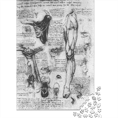 Leonardo Da Vinci Kunst Puzzle 1000 Teile Erwachsene, Lustige Museums Puzzles Geschenk-Idee Für Geburtstag, Weihnachten, Halloween Und Valentinstag Leonardo Da Vinci Kunst Puzzle 1000 Teile Erwachsene, Lustige Museums Puzzles Geschenk-Idee Für Geburtstag, Weihnachten, Halloween Und Valentinstag von XCOFG