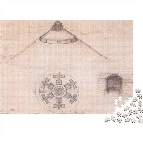 Leonardo Da Vinci Skizze Holz Puzzle Impossible Puzzle 1000 Teile Puzzles Für Erwachsene Klassische Puzzlespiel Schwer Pädagogisches Spielzeug Kunst Puzzel Leonardo Da Vinci Skizze Holz Puzzle Impossible Puzzle 1000 Teile Puzzles Für Erwachsene Klassische Puzzlespiel Schwer Pädagogisches Spielzeug Kunst Puzzel von XCOFG