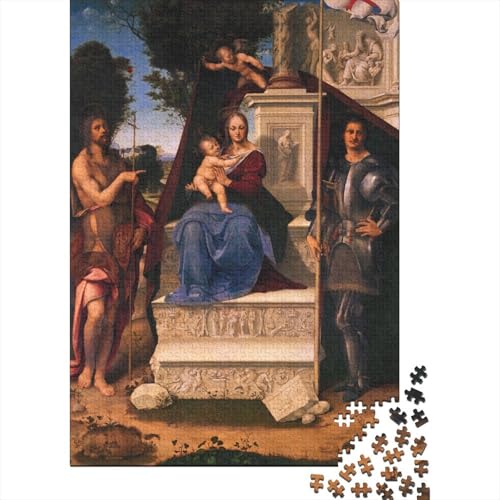 Leonardo Da Vinci Weltberühmte Gemälde 1000 Teile Puzzle Für Teenager Erwachsene, Kunst Holz Puzzle, Lustige Museums Puzzles Piele, Impossible Puzzlespiel Für Die Ganze Familie von XCOFG