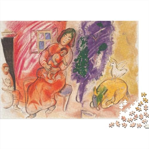 Marc Chagall 1000 Teile Kunst Puzzle Spiele, Museums Puzzles, Geburtstagsgeschenke, Für Weihnachten Und Valentinstag, Puzzlespiel Familienlernspiel Marc Chagall 1000 Teile Kunst Puzzle Spiele, Museums Puzzles, Geburtstagsgeschenke, Für Weihnachten Und Valentinstag, Puzzlespiel Familienlernspiel von XCOFG