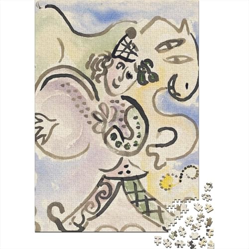 Marc Chagall 1000 Teile Kunst Puzzle Spiele, Ölmalerei Puzzles, Geburtstagsgeschenke, Für Weihnachten Und Valentinstag, Puzzlespiel Familienlernspiel Marc Chagall 1000 Teile Kunst Puzzle Spiele, Ölmalerei Puzzles, Geburtstagsgeschenke, Für Weihnachten Und Valentinstag, Puzzlespiel Familienlernspiel von XCOFG