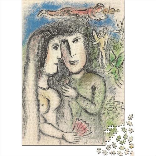 Marc Chagall 1000 Teile Ölmalerei Puzzle Spiele, Kunst Puzzles, Geburtstagsgeschenke, Für Weihnachten Und Valentinstag, Puzzlespiel Familienlernspiel Marc Chagall 1000 Teile Ölmalerei Puzzle Spiele, Kunst Puzzles, Geburtstagsgeschenke, Für Weihnachten Und Valentinstag, Puzzlespiel Familienlernspiel von XCOFG