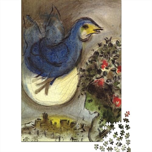 Marc Chagall Holz Museums Puzzle, 1000-Teilige Kunst Puzzles, Geschicklichkeitsspiel, Für Erwachsene Ölmalerei Puzzlespiel Piele Spielzeug Geschenk Marc Chagall Holz Museums Puzzle, 1000-Teilige Kunst Puzzles, Geschicklichkeitsspiel, Für Erwachsene Ölmalerei Puzzlespiel Piele Spielzeug Geschenk von XCOFG