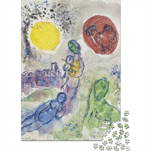 Marc Chagall Holz Ölmalerei Puzzle, 1000-Teilige Kunst Puzzles, Geschicklichkeitsspiel, Für Erwachsene Museums Puzzlespiel Piele Spielzeug Geschenk Marc Chagall Holz Ölmalerei Puzzle, 1000-Teilige Kunst Puzzles, Geschicklichkeitsspiel, Für Erwachsene Museums Puzzlespiel Piele Spielzeug Geschenk von XCOFG