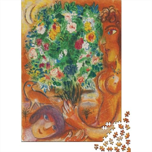 Marc Chagall Holz Ölmalerei Puzzle, 1000-Teilige Museums Puzzles, Geschicklichkeitsspiel, Für Erwachsene Kunst Puzzlespiel Piele Spielzeug Geschenk Marc Chagall Holz Ölmalerei Puzzle, 1000-Teilige Museums Puzzles, Geschicklichkeitsspiel, Für Erwachsene Kunst Puzzlespiel Piele Spielzeug Geschenk von XCOFG