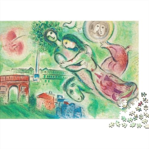 Marc Chagall Holz Ölmalerei Puzzle, 1000-Teilige Weltberühmte Gemälde Puzzles, Geschicklichkeitsspiel, Für Erwachsene Museums Puzzlespiel Piele Spielzeug Geschenk Marc Chagall Holz Ölmalerei Puzzle, 1000-Teilige Weltberühmte Gemälde Puzzles, Geschicklichkeitsspiel, Für Erwachsene Museums Puzzlespiel Piele Spielzeug Geschenk von XCOFG
