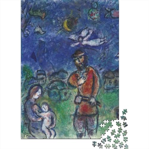 Marc Chagall Holz-Puzzles Museums Puzzle Für Erwachsene, Tolles Geschenk Lernspiel Spielzeug Geschenk Für Ölmalerei Holzpuzzle 1000 Pcs Marc Chagall Holz-Puzzles Museums Puzzle Für Erwachsene, Tolles Geschenk Lernspiel Spielzeug Geschenk Für Ölmalerei Holzpuzzle 1000 Pcs von XCOFG