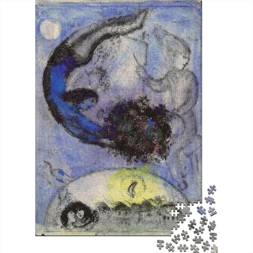 Marc Chagall Museums Puzzle 1000 Teile Erwachsene, Lustige Kunst Puzzles Geschenk-Idee Für Geburtstag, Weihnachten, Halloween Und Valentinstag von XCOFG