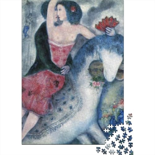 Marc Chagall Puzzle, Kunst Holzpuzzle, Museums Puzzles 1000 Teile, Ölmalerei Puzzlespiel, Gehirntraining Spielzeug Für Kinder, Impossible Puzzles von XCOFG