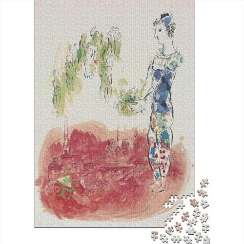 Marc Chagall Puzzle Spiel 1000 Teile Museums Puzzlespiel Für Erwachsene, Kunst Impossible Puzzles, Ölmalerei Holzpuzzle, Puzzler 1000 Pcs Marc Chagall Puzzle Spiel 1000 Teile Museums Puzzlespiel Für Erwachsene, Kunst Impossible Puzzles, Ölmalerei Holzpuzzle, Puzzler 1000 Pcs von XCOFG