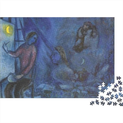 Marc Chagall Puzzle Spiel 1000 Teile Ölmalerei Puzzlespiel Für Erwachsene, Museums Impossible Puzzles, Kunst Holzpuzzle, Puzzler 1000 Pcs Marc Chagall Puzzle Spiel 1000 Teile Ölmalerei Puzzlespiel Für Erwachsene, Museums Impossible Puzzles, Kunst Holzpuzzle, Puzzler 1000 Pcs von XCOFG