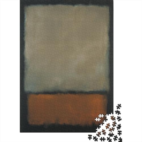 Mark Rothko Puzzles 1000 Teile Für Erwachsene, Kunst Impossible Puzzle, Farbenfrohes Legespiel Museums Puzzlespiel, Geschicklichkeitsspiel Für Die Ganze Familie von XCOFG