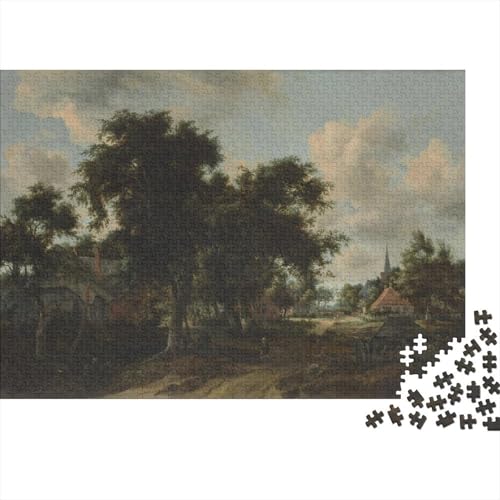 Meindert Hobbema Holz Ölmalerei Puzzle, 1000-Teilige Museums Puzzles, Geschicklichkeitsspiel, Für Erwachsene Kunst Puzzlespiel Piele Spielzeug Geschenk Meindert Hobbema Holz Ölmalerei Puzzle, 1000-Teilige Museums Puzzles, Geschicklichkeitsspiel, Für Erwachsene Kunst Puzzlespiel Piele Spielzeug Geschenk von XCOFG