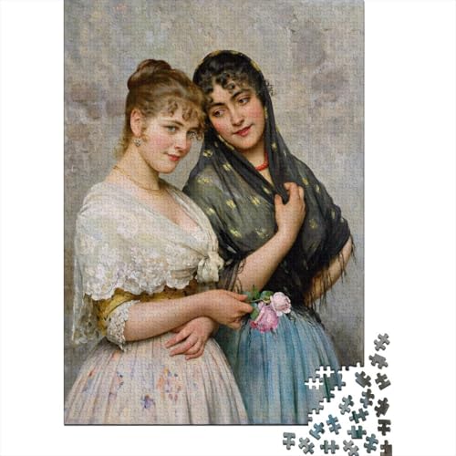 Museums Eugene De Blaas Puzzle 1000 Teile, Kunst Puzzles Für Erwachsene, Geschicklichkeitsspiel Für Die Ganze Familie, Übung Für Den Geist, Ideal Als Wandbild von XCOFG